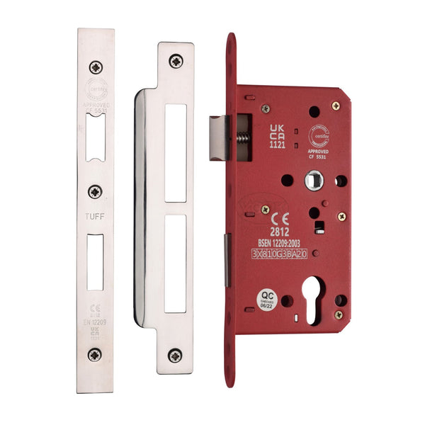 CE EuroProfile Lock Single Through (72mm Centre) by M Marcus - Heritage Brass