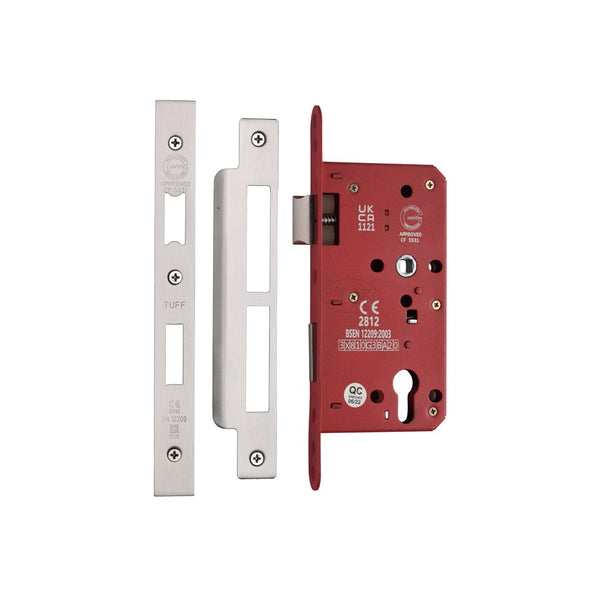 CE EuroProfile Lock Single Through (72mm Centre) by M Marcus - Heritage Brass