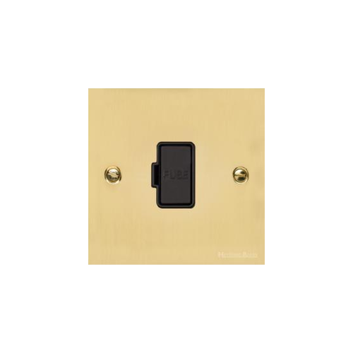 Richmond Elite Range Polished Brass Switches & Sockets, LP1 - Unswitched Spur (13 Amp) by Heritage Brass By M-Marcus