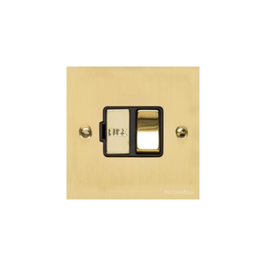 Richmond Elite Range Polished Brass Switches & Sockets, LP1 - Switched Spur (13 Amp) by Heritage Brass By M-Marcus