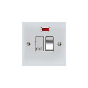 Richmond Elite Range Polished Chrome Switches & Sockets, LP2 - Switched Spur with Neon (13 Amp) by Heritage Brass By M-Marcus