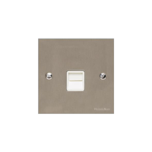 Richmond Elite Range Satin Nickel Switches & Sockets, LP5 - 1 Gang Secondary Line Socket by Heritage Brass By M-Marcus