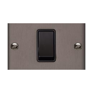 Richmond Elite Range Matt Bronze Switches & Sockets, LP9 - 1 Gang Intermediate Rocker Switch by Heritage Brass By M-Marcus