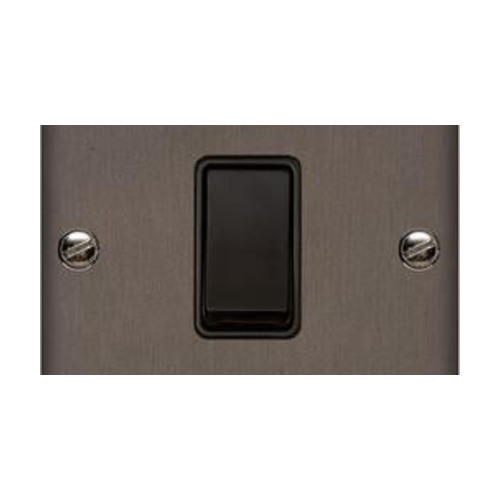 Richmond Elite Range Matt Bronze Switches & Sockets, LP9 - 20A Double Pole Switch with Neon by Heritage Brass By M-Marcus
