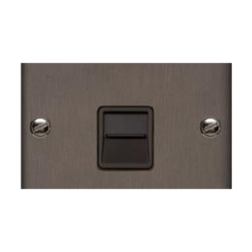Richmond Elite Range Matt Bronze Switches & Sockets, LP9 - 1 Gang Secondary Line Socket by Heritage Brass By M-Marcus