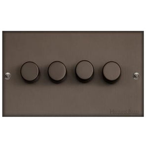 Richmond Elite Range Matt Bronze Switches & Sockets, LP9 - 4G Multi Location Primary Dimmer by Heritage Brass By M-Marcus