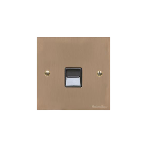 Richmond Elite Range Antique Brass Switches & Sockets, LP91 - 1 Gang Secondary Line Socket by Heritage Brass By M-Marcus