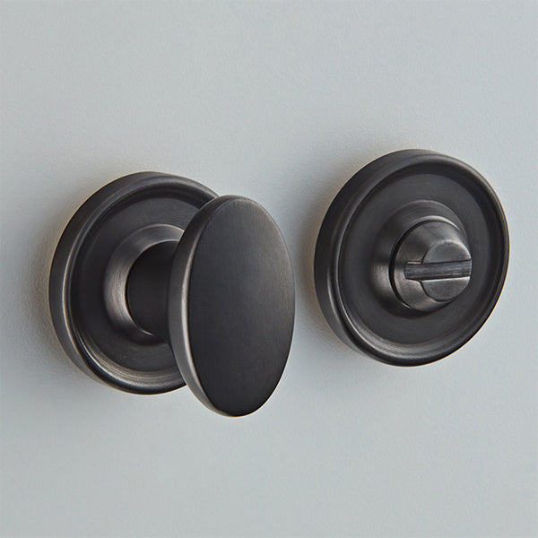 Croft Ironmongery, Locket Turn & Release on Raised Edge Covered Rose-2261, Escutcheons & Privacy Thumbturns, Thumbturn & Release