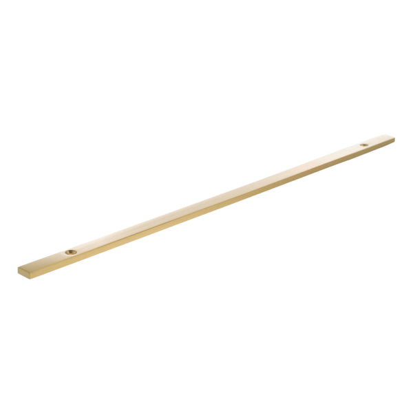 Millhouse Brass Long Narrow Cabinet Handle Backplate 320mm by Atlantic Hardware