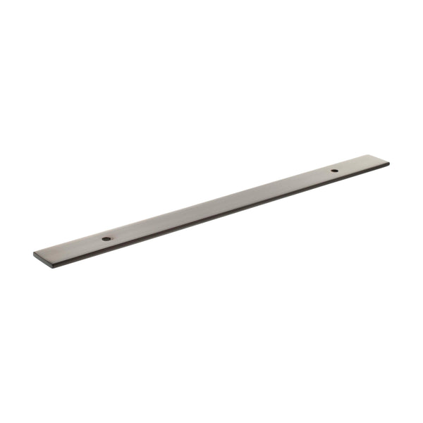 Millhouse Brass Long Wide Cabinet Handle Backplate 160mm by Atlantic Hardware