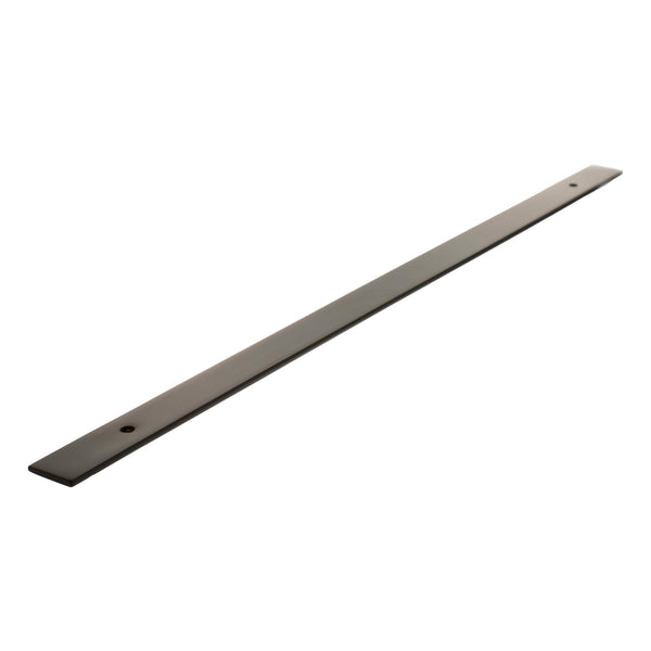 Millhouse Brass Long Wide Cabinet Handle Backplate 320mm by Atlantic Hardware