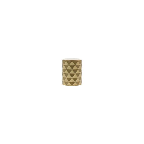 Millhouse Brass Chrysler Diamond Cylinder Cabinet Knob Handle by Atlantic Hardware