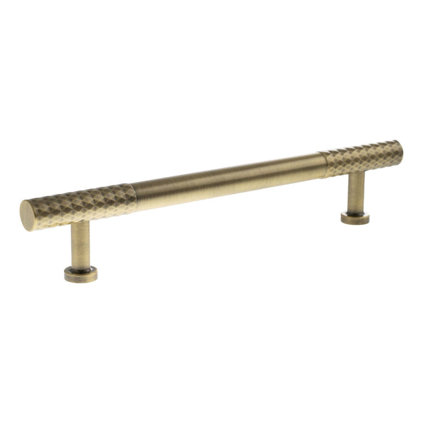 Millhouse Brass Chrysler Diamond T-Bar Cabinet Pull Handle 160mm by Atlantic Hardware