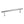 Millhouse Brass Chrysler Diamond T-Bar Cabinet Pull Handle 160mm by Atlantic Hardware