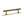 Millhouse Brass Chrysler Diamond T-Bar Cabinet Pull Handle on Backplate 128mm by Atlantic Hardware