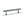 Millhouse Brass Chrysler Diamond T-Bar Cabinet Pull Handle on Backplate 128mm by Atlantic Hardware