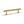 Millhouse Brass Chrysler Diamond T-Bar Cabinet Pull Handle on Backplate 128mm by Atlantic Hardware