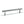Millhouse Brass Chrysler Diamond T-Bar Cabinet Pull Handle on Backplate 160mm by Atlantic Hardware