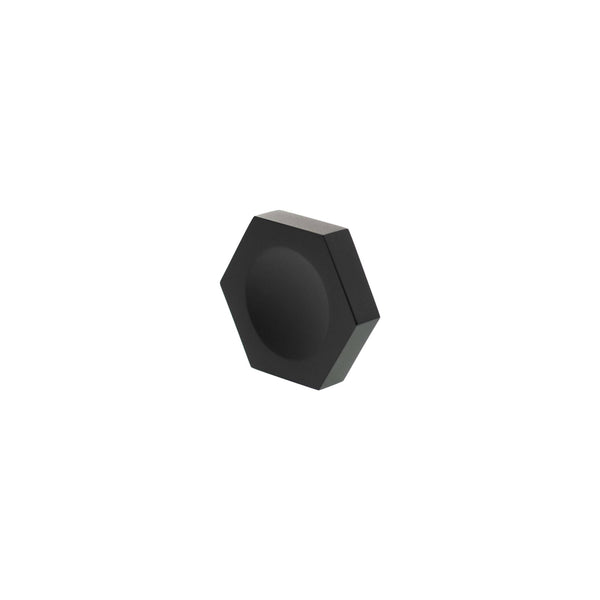 Millhouse Brass Pennington Hexagonal Finger Pull Cabinet Knob Handle by Atlantic Hardware