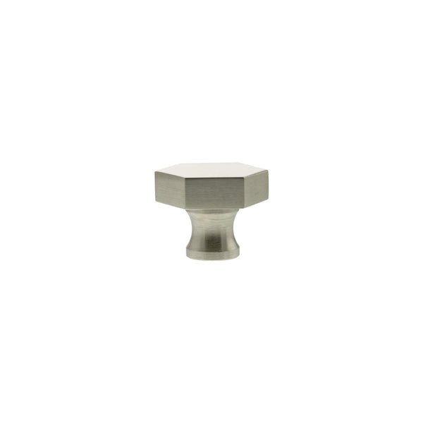 Millhouse Brass Pennington Hexagonal Cabinet Knob Handle by Atlantic Hardware