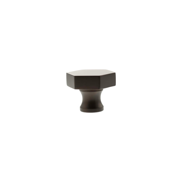 Millhouse Brass Pennington Hexagonal Cabinet Knob Handle by Atlantic Hardware