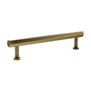 Millhouse Brass Pennington Hexagonal T-Bar Cabinet Pull Handle 160mm by Atlantic Hardware