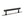 Millhouse Brass Pennington Hexagonal T-Bar Cabinet Pull Handle on Backplate 128mm by Atlantic Hardware