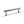 Millhouse Brass Pennington Hexagonal T-Bar Cabinet Pull Handle on Backplate 128mm by Atlantic Hardware