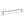 Millhouse Brass Pennington Hexagonal T-Bar Cabinet Pull Handle on Backplate 320mm by Atlantic Hardware