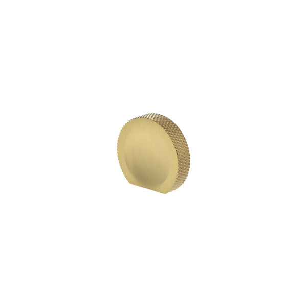 Millhouse Brass Eiffel Knurled Finger Pull Cabinet Knob Handle by Atlantic Hardware