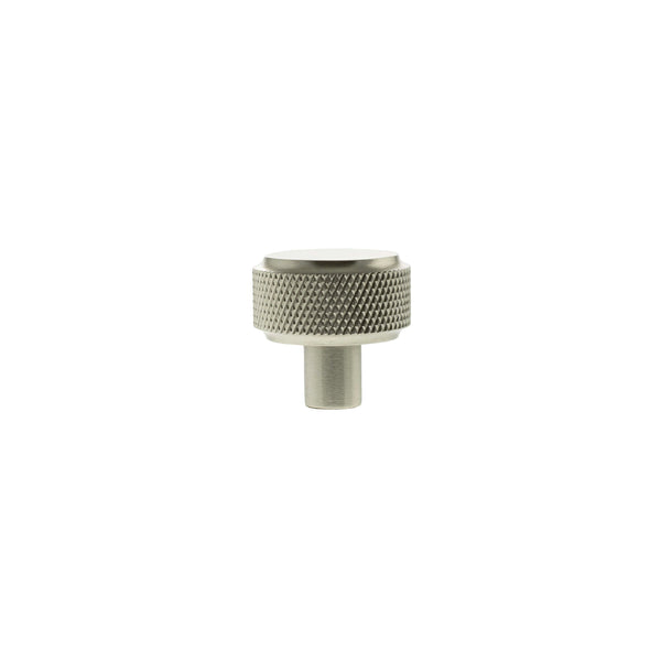 Millhouse Brass Eiffel Knurled Round Cabinet Knob Handle by Atlantic Hardware