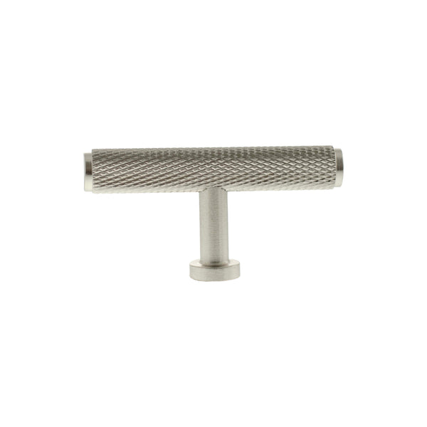 Millhouse Brass Eiffel Knurled T-Bar Cabinet Knob Handle by Atlantic Hardware