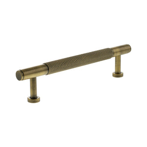 Millhouse Brass Eiffel Knurled T-Bar Cabinet Pull Handle 128mm by Atlantic Hardware