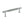 Millhouse Brass Eiffel Knurled T-Bar Cabinet Pull Handle 128mm by Atlantic Hardware