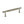 Millhouse Brass Eiffel Knurled T-Bar Cabinet Pull Handle 128mm by Atlantic Hardware