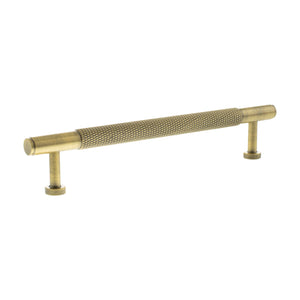 Millhouse Brass Eiffel Knurled T-Bar Cabinet Pull Handle 160mm by Atlantic Hardware