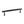 Millhouse Brass Eiffel Knurled T-Bar Cabinet Pull Handle 160mm by Atlantic Hardware