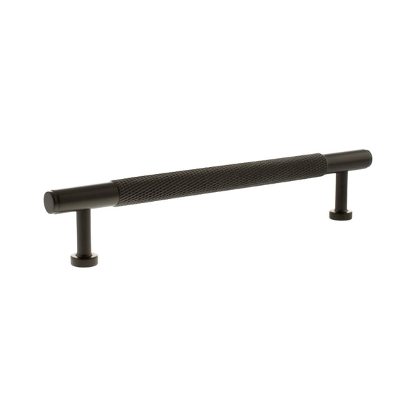 Millhouse Brass Eiffel Knurled T-Bar Cabinet Pull Handle 160mm by Atlantic Hardware