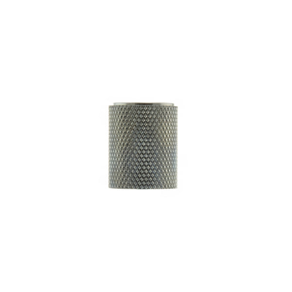 Millhouse Brass Watson Cylinder Knurled Cabinet Knob on Concealed Fix by Atlantic Hardware