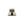 Millhouse Brass Eiffel Knurled Square Cabinet Knob Handle on Backplate by Atlantic Hardware