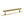 Millhouse Brass Eiffel Knurled T-Bar Cabinet Pull Handle on Backplate 160mm by Atlantic Hardware