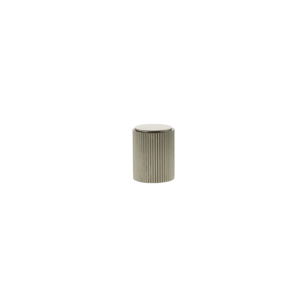 Millhouse Brass Battersea Linear Cylinder Cabinet Knob Handle by Atlantic Hardware