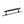 Millhouse Brass Battersea Linear T-Bar Cabinet Pull Handle on Backplate 128mm by Atlantic Hardware