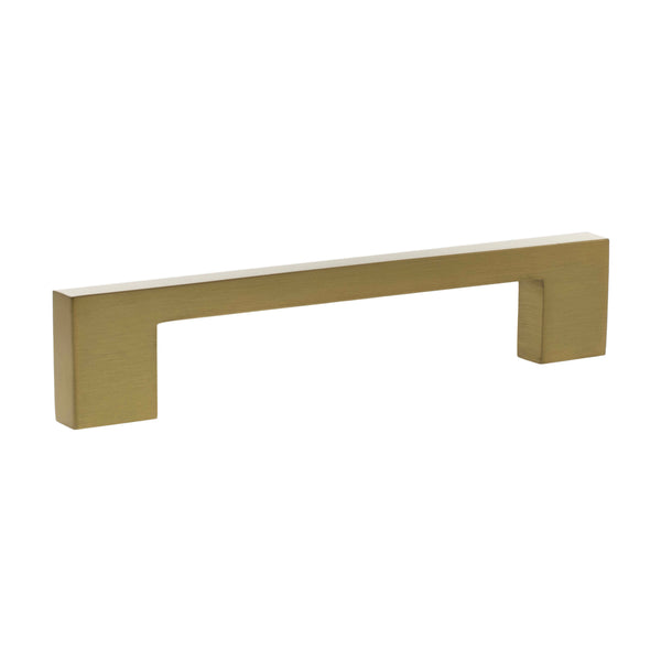Millhouse Brass Empire Slim Cabinet Pull Handle 128mm by Atlantic Hardware