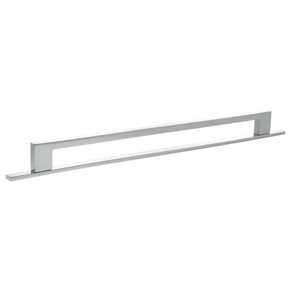 Millhouse Brass Empire Slim Cabinet Pull Handle on Backplate 320mm by Atlantic Hardware