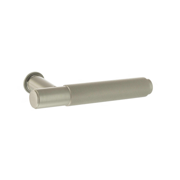 Millhouse Brass Crompton Lever Door Handle on Concealed Round Rose by Atlantic Hardware