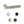 Millhouse Brass Crompton Lever Door Handle on Concealed Round Rose - additional image