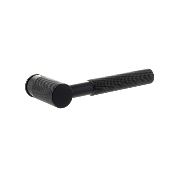 Millhouse Brass Mason Lever Door Handle on Concealed Round Rose by Atlantic Hardware