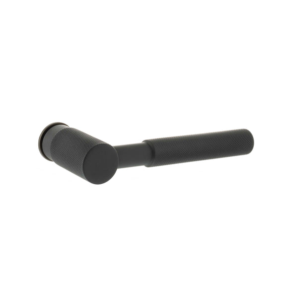 Millhouse Brass Mason Lever Door Handle on Concealed Round Rose by Atlantic Hardware