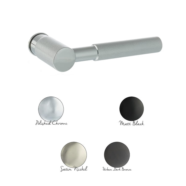 Millhouse Brass Mason Lever Door Handle on Concealed Round Rose - additional image